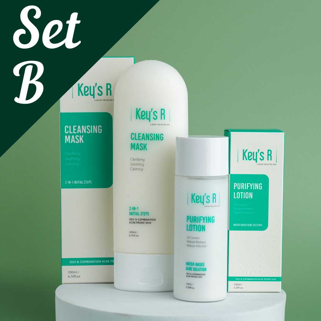 SET B - BASIC ANTI-ACNE 2 STEPS SET