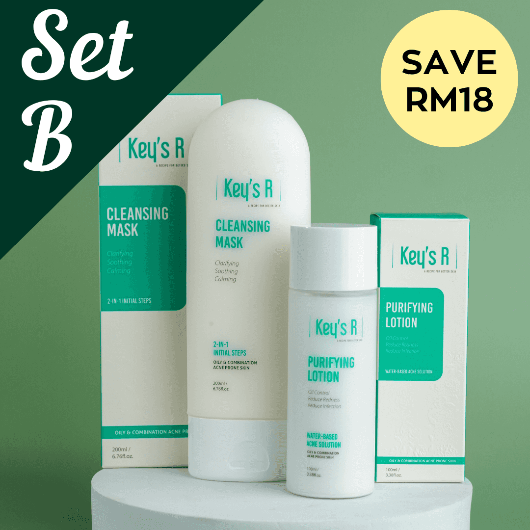SET B - BASIC ANTI-ACNE 2 STEPS SET (JUNE)