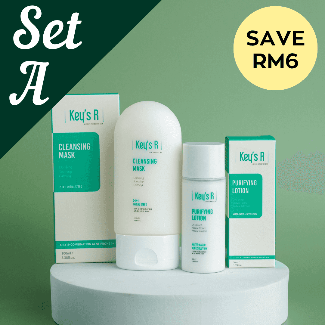 SET A - BASIC ANTI-ACNE 2 STEPS SET (JUNE)
