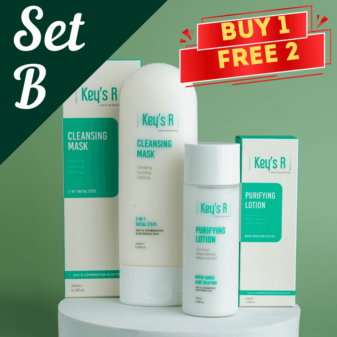 SET B - BASIC ANTI-ACNE 2 STEPS SET (11TH ANNIVERSARY)