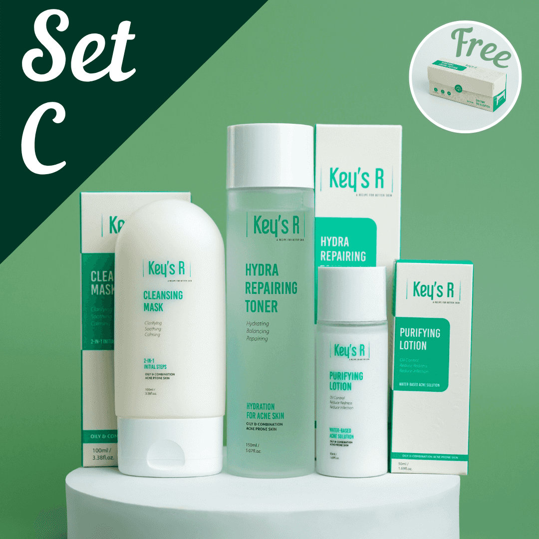 SET C - HYDRA ANTI-ACNE 3 STEPS SET (JULY)