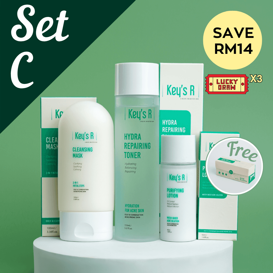 SET C - HYDRA ANTI-ACNE 3 STEPS SET (JULY 2026)  - Image 1
