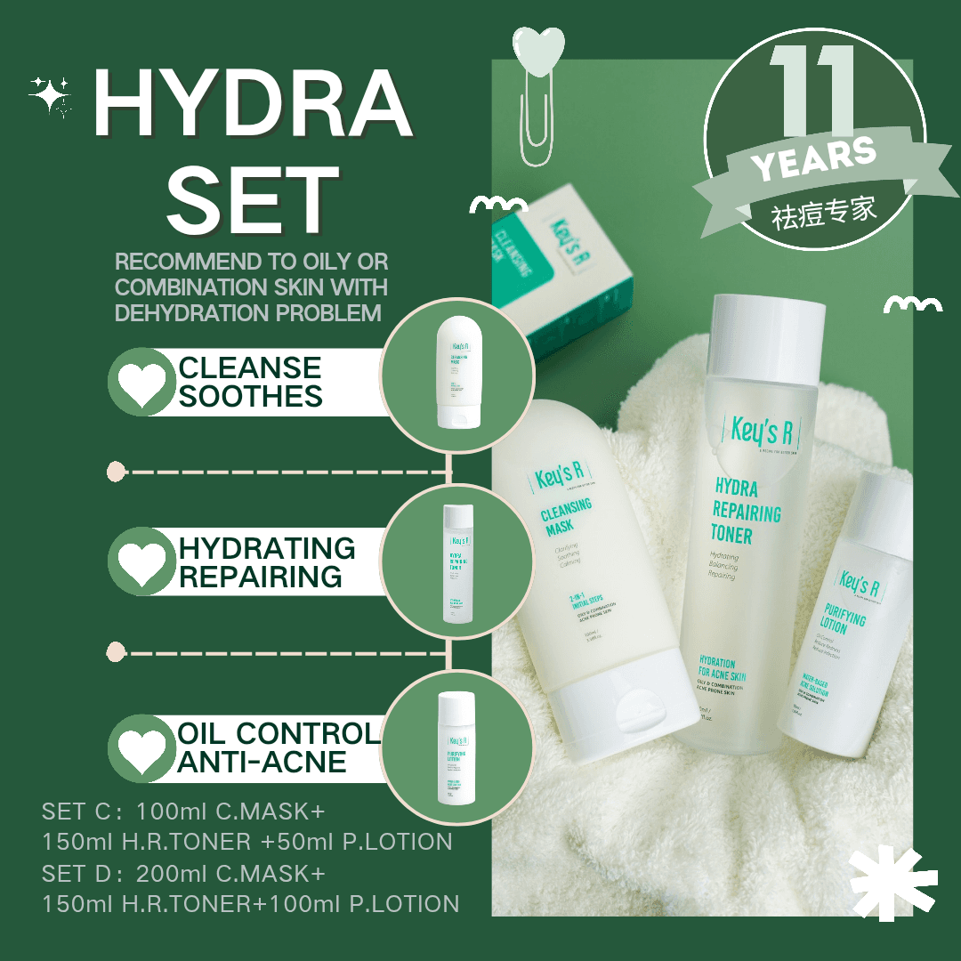 SET C - HYDRA ANTI-ACNE 3 STEPS SET (JULY 2026)  - Image 2