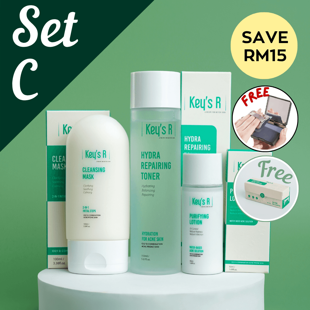 SET C - HYDRA ANTI-ACNE 3 STEPS SET (MAY 2026) - Image 1